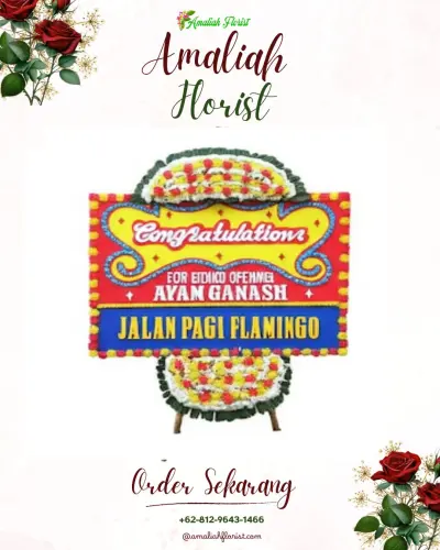 Bunga Papan Congratulation di Dukuhmalang